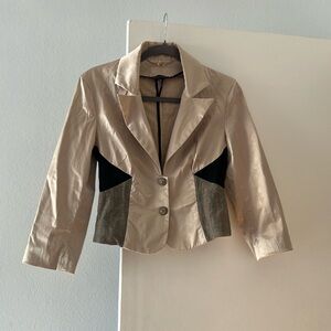 VDP Italian made Blazer. Size XS/S.Unique,Multi colors, multi texture materials.